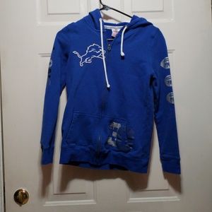 VS Pink Detroit Lions zip hoodie